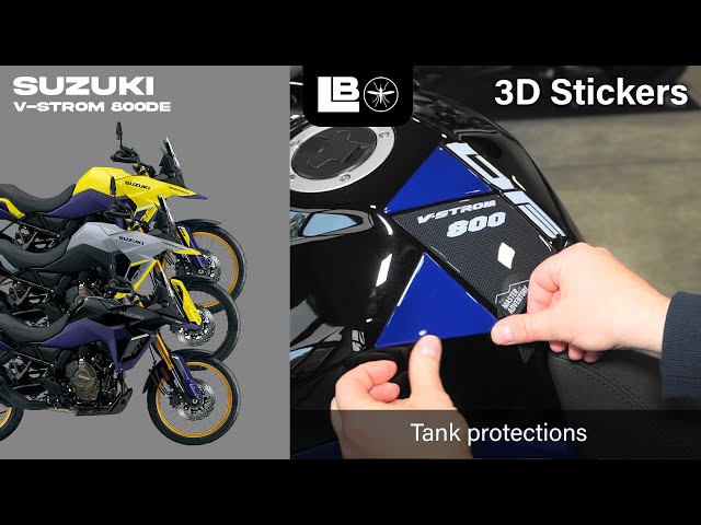 Labelbike Sticker 3D Résiné Protection Bouchon Réservoir Moto - Compatible Kawasaki 2017-2023 - Made In Italy