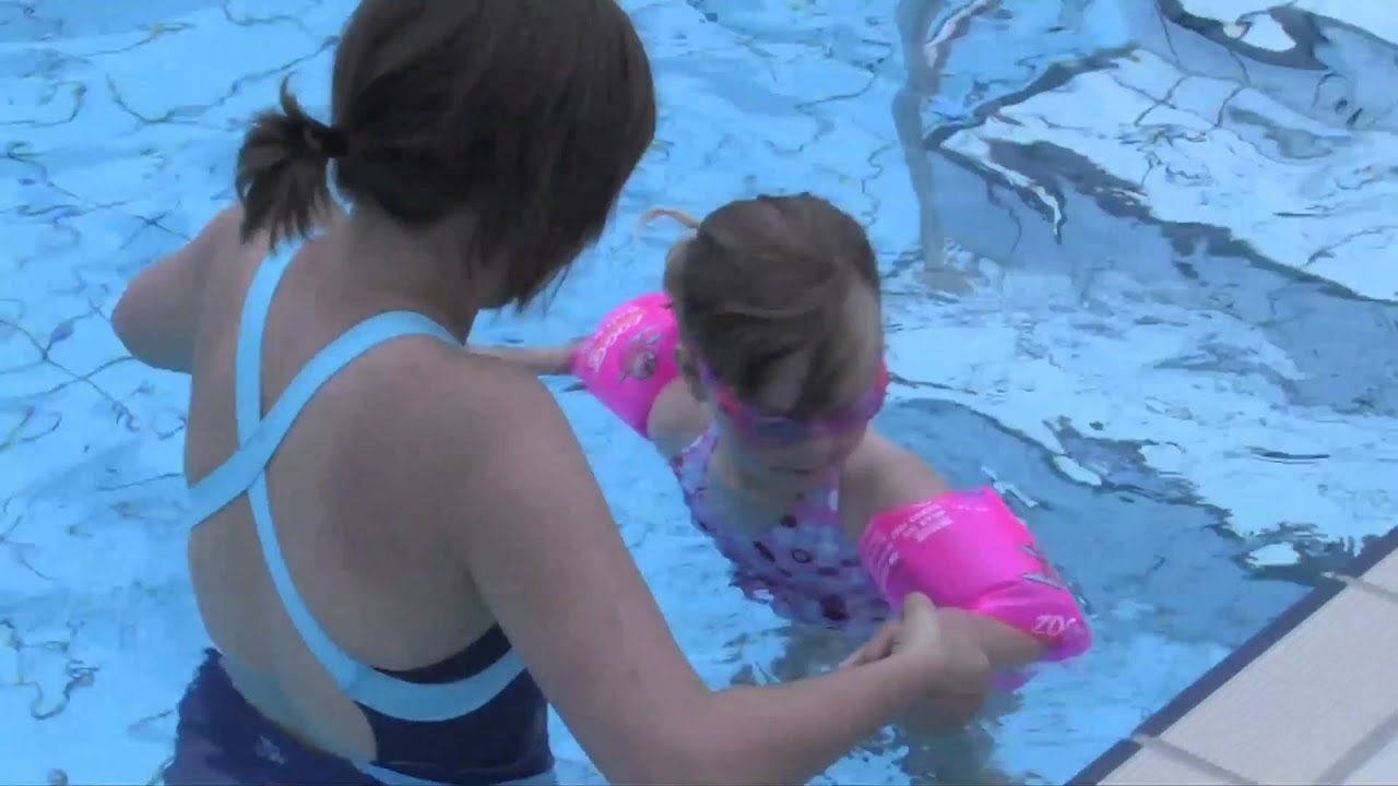 Zoggs Roll Up Armbands for young swimmers YouTube