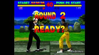 Tekken 1 - LEE CHAOLAN Full Arcade Run [HD 60FPS] Secret Character