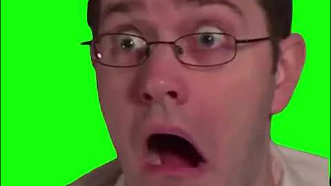 Avgn Shocked Green Screen