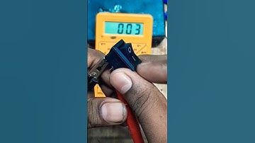 Check switch condition using multimeter #shortsfeed #switch #multimeter
