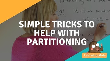 Simple Tricks to Help with Partitioning and Addition |  What is Partitioning in Math? | Mental math