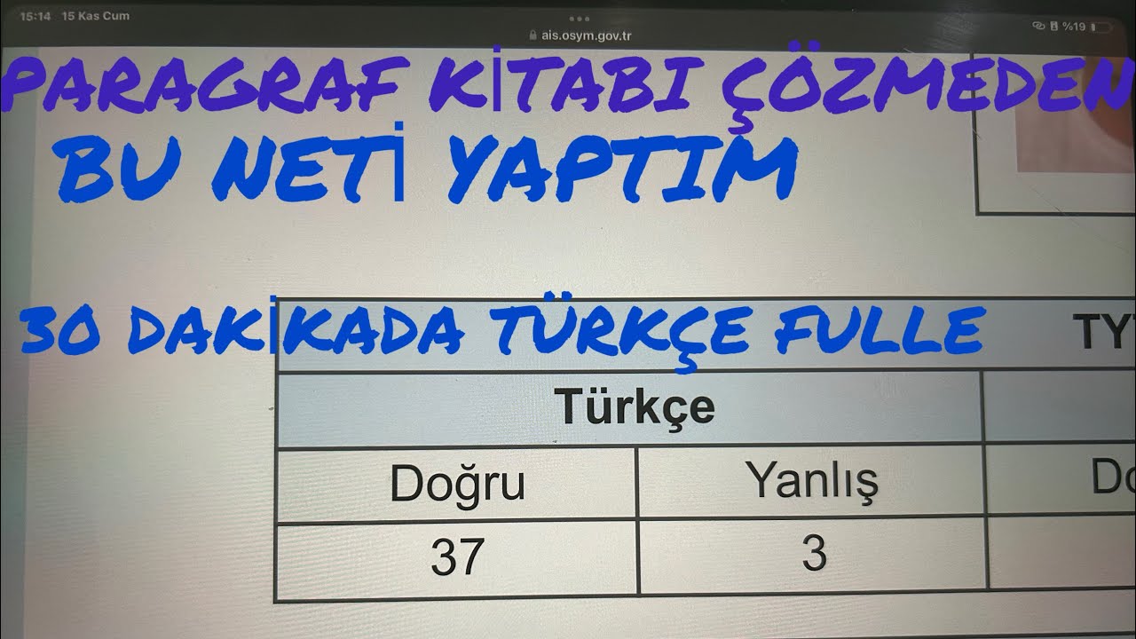 TYT TÜRKÇE 30 DAKİKADA +35 NET NASIL YAPTIM |BİLİNMEYEN TAKTİKLER #yks2025 #tytturkce #tıpfakültesi