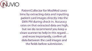 PatientCollector for ModMed - Verification
