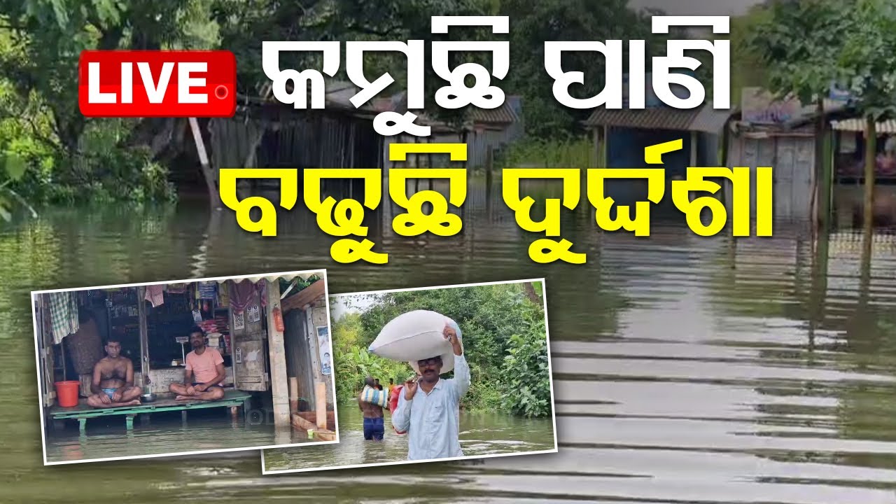 ????LIVE | କମୁଛି ପାଣି ବଢ଼ୁଛି ଦୁର୍ଦ୍ଦଶା | Floods affect 35k people in 5 blocks of Balasore