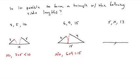 5.5 Triangle Inequality Theorem