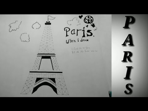  Desain  dinding kamar  tema  menara Eiffel YouTube