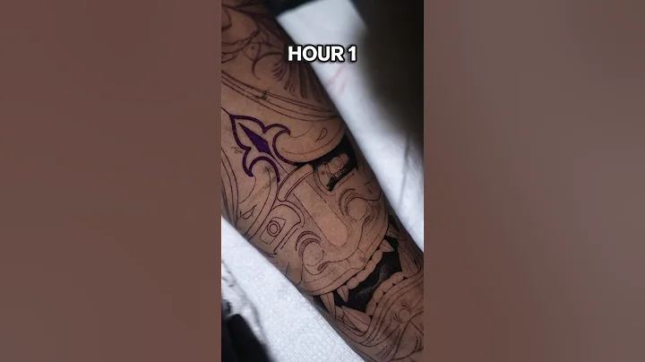 Hanya Mask Forearm Tattoo / Hour 1 Vs Hour 6 👺 — What do you think?
