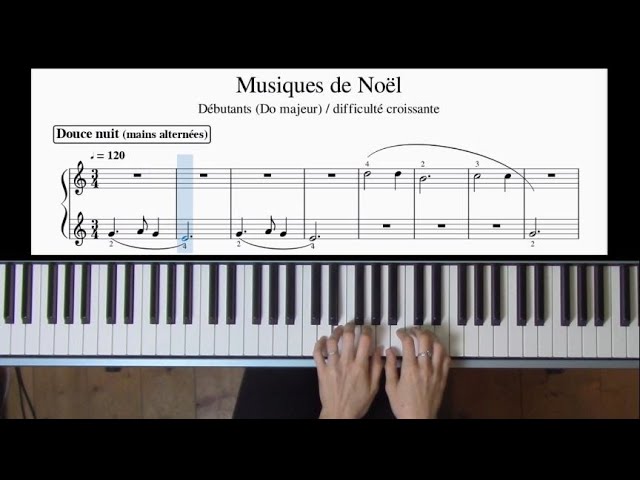 Partition piano sheet music / Musiques de Noël, Christmas songs