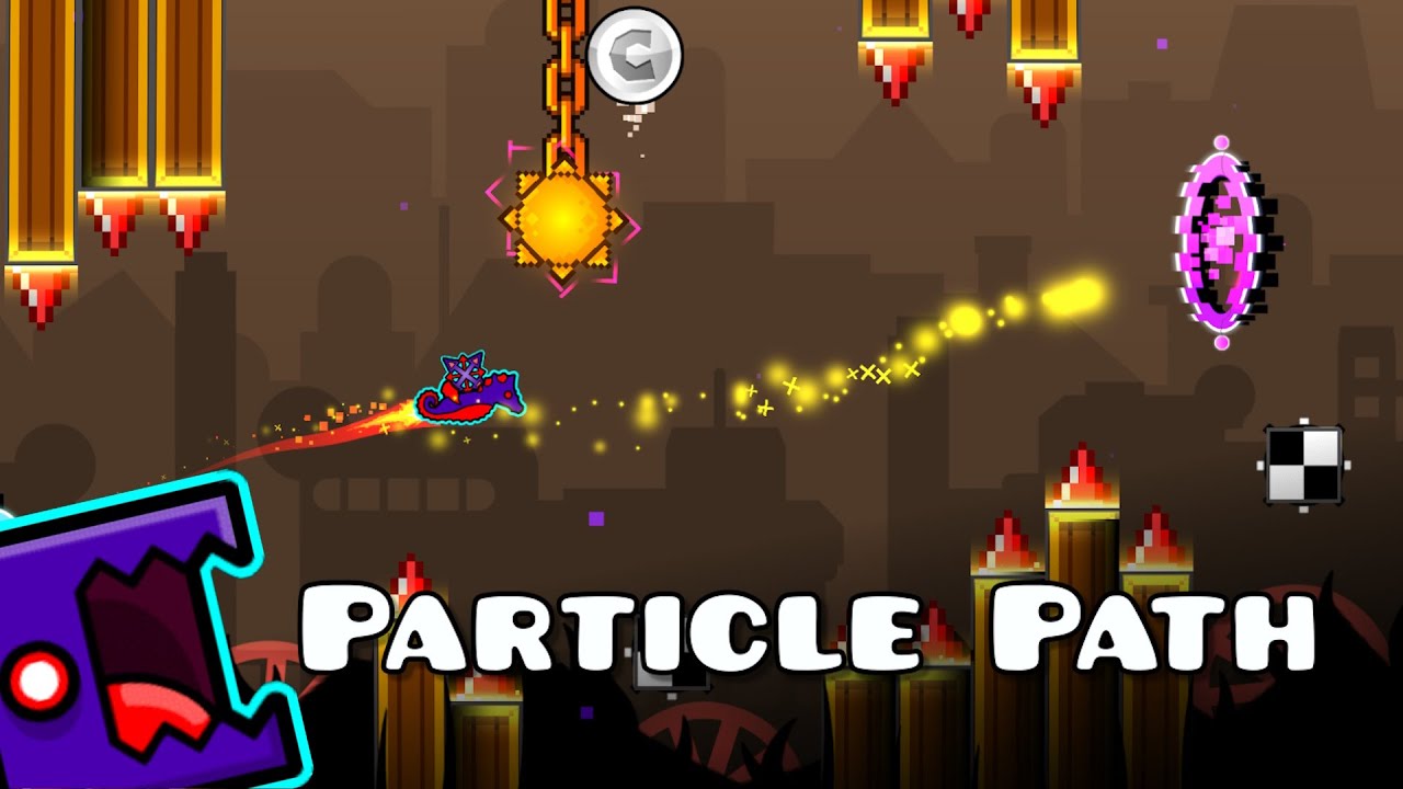 Beginner GD Editor Tutorial: Particle Path - Part 10 - YouTube