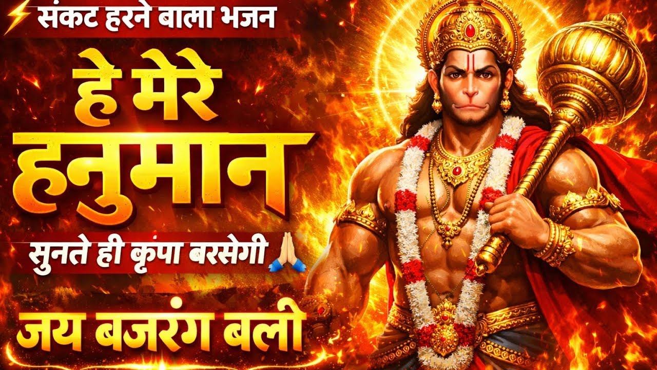 हे मेरे हनुमान 🙏| Hanuman ji New Bhajan 2026| Bajrangbali Bhajan| Balaji Bhajan|#ai #aivideo #viral 