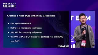 Building a Killer App with Web3 Credentials - TOKEN2049 Singapore 2022 screenshot 2