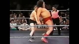 Play video: WWE WVR ANDRE THE GIANT VS THE DUKE OF DORCHESTER FEBRUARY 5 1988 FULLY REMASTERED SD 4K 60FPS