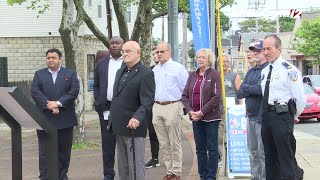 VIDEO NOW: Providence City Council, city Archives unveil monument honoring a local fallen soldier