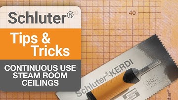 Continuous Use Steam Room Ceilings