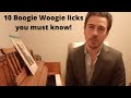 10 Boogie Woogie Licks You Must Know!