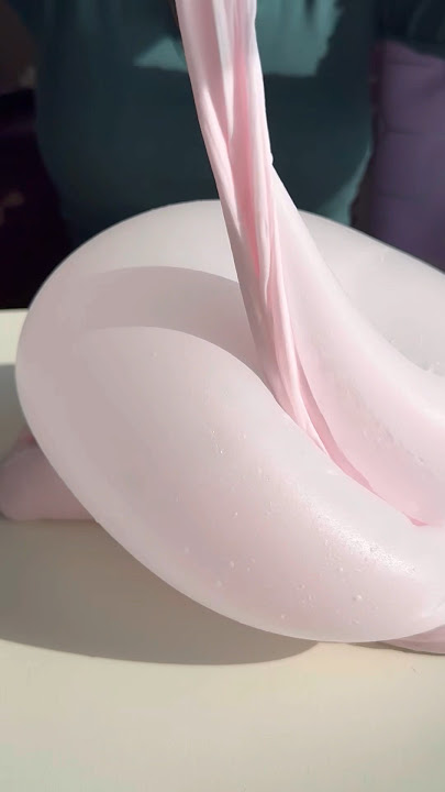 FLUFFY SLIME MAKING ASMR 🩷☁️ *satisfying*