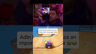 Adin Ross sends Los an important message 😭😂 #lospollostv #funny #streamer