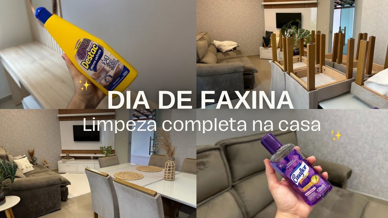 FAXINA COMPLETA| Começando às 06:00 da manhã. ✨