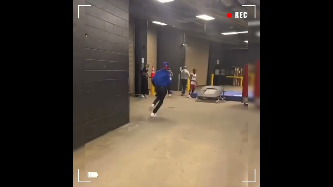 Meek Mill Makes The Jump At Sixers Game!