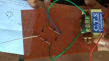 #Bridge Rectifier Circuit Make on PCB ll #सेतु दिष्टकारी परिपथ को PCB पर बनाना ।