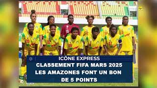 CLASSEMENT FIFA DU MOIS DE MARS 2025, LES AMAZONES DU BÉNIN GAGNENT EN POINT.