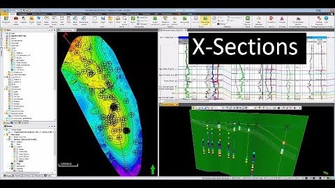 Petrel Wells Part 1:   X sections