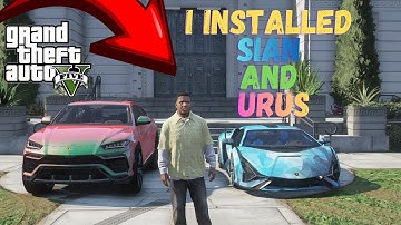 How to Install Lamborghini Urus & Lamborghini Sian in GTA 5 Mods | Easy Car Mods Tutorial