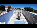 RENOLIT ALKORPLAN pool liner installation *TIMELAPSE VIDEO*