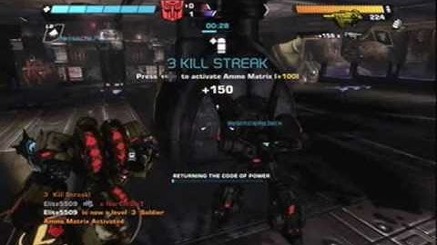 Transformers War For Cybertron - Code Of Power Mode Gameplay