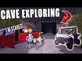 EXPLORING CAVE WITH POLARIS RANGER + KTM DIRT BIKE | FARMING SIMULATOR 2017