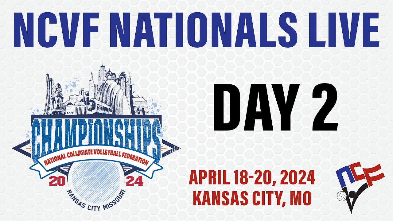 COLLEGE CLUB VOLLEYBALL NATIONALS LIVE Day 2 2024 NCVF National