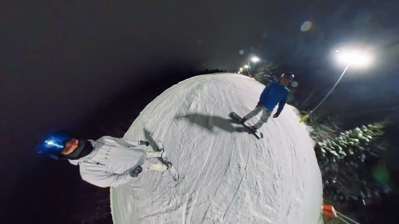 Szczyrk Nocna Jazda 21.02.2026 Trasa Kuflonka do Gondoli