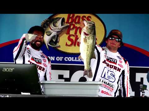 Shoen & Travis from 15th Ranked Auburn Surge to Day 1 Lead at Pickwick Lake