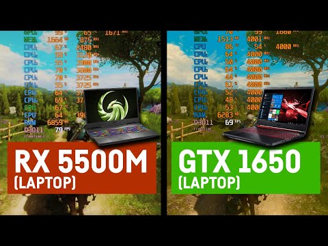 AMD RX 5500m (Laptop) vs NVIDIA GTX 1650 (Laptop)