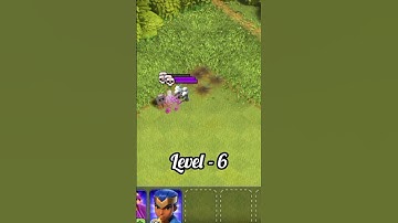 Max Skeleton Trap VS All level Barbarian #short # #clashofclans #sujoy009