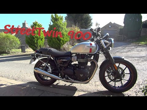 Triumph Street Twin 900 Service & tyre fitting - YouTube