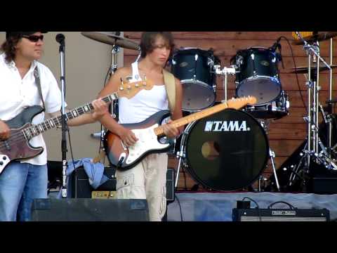 Zion Fritzinger performs at Lehigh River Blues Fest 6 18 10