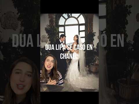 Video Dua Lipa se casó con un vestido de Chanel por Matthieu Blazy