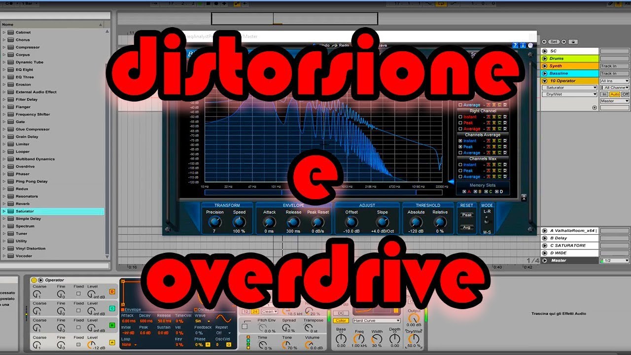 Tutorial Sul Distorsore e Overdrive (Italiano)