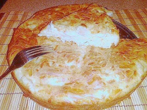 Пирог с куриной грудкой и сыром - рецепт