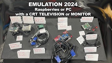 Emulation 2024 CRTs and Monitors, Raspberries and PCs