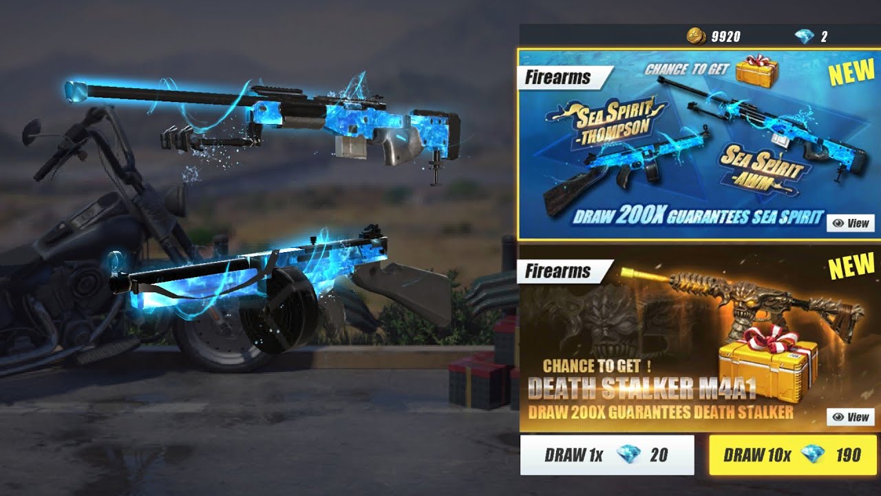 Rules Of Survival Sea-spirit Has Come In Two Guns Worth To Get