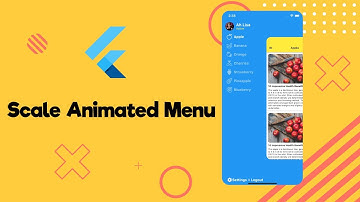 Flutter - Scale Animated Menu