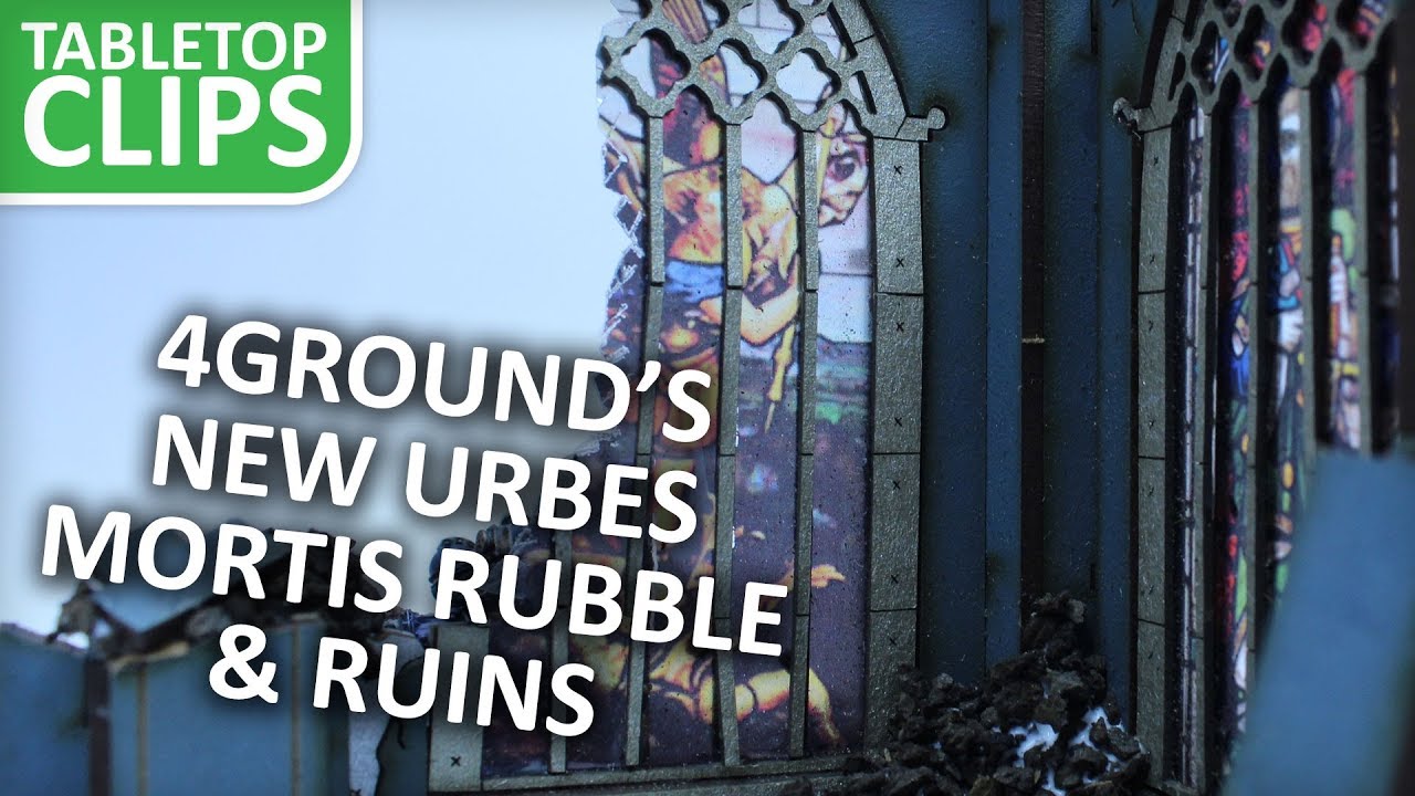 4Ground's New Urbes Mortis Rubble & Ruins Terrain