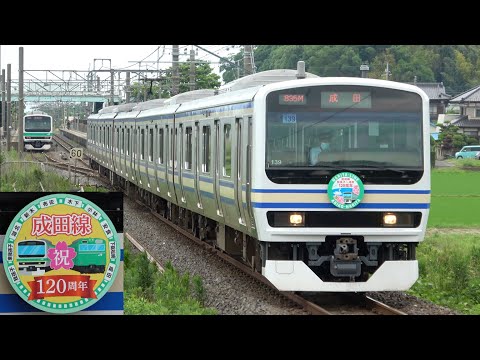 【ヘッドマーク付き】E231系マト139編成（スカ色）成田線を走行 2021.5.30