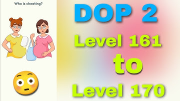 DOP 2: Delete One Part (Level 161-170) Solved Gameplay