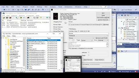 Windows driver development for demonstrating Loading and Unloading a driver