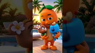 The Fluvsies Sunflower and Dot Robot Show Orange Fruit Islands #fluvsies #mytalkingtom2 #shorts
