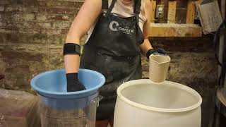 How to use a Glaze Sieve